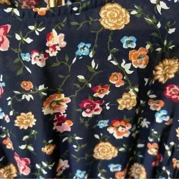 J Crew Mercantile Floral Fall Dress - Size 6 - Picture 4 of 12
